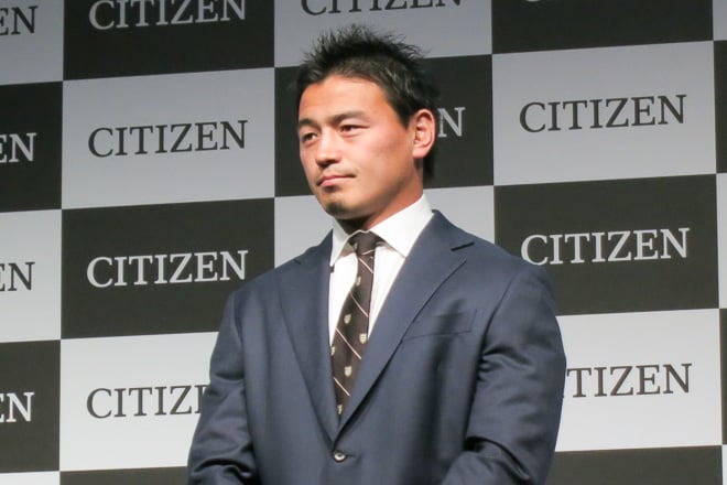 今を変えろ シチズンが新アンバサダーにラグビー五郎丸歩を起用