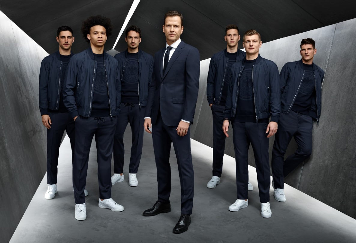 春の新作 Hugo Boss サッカードイツ代表着用モデル スーツセットアップネイビー48 Thegreatlakeshotel Com