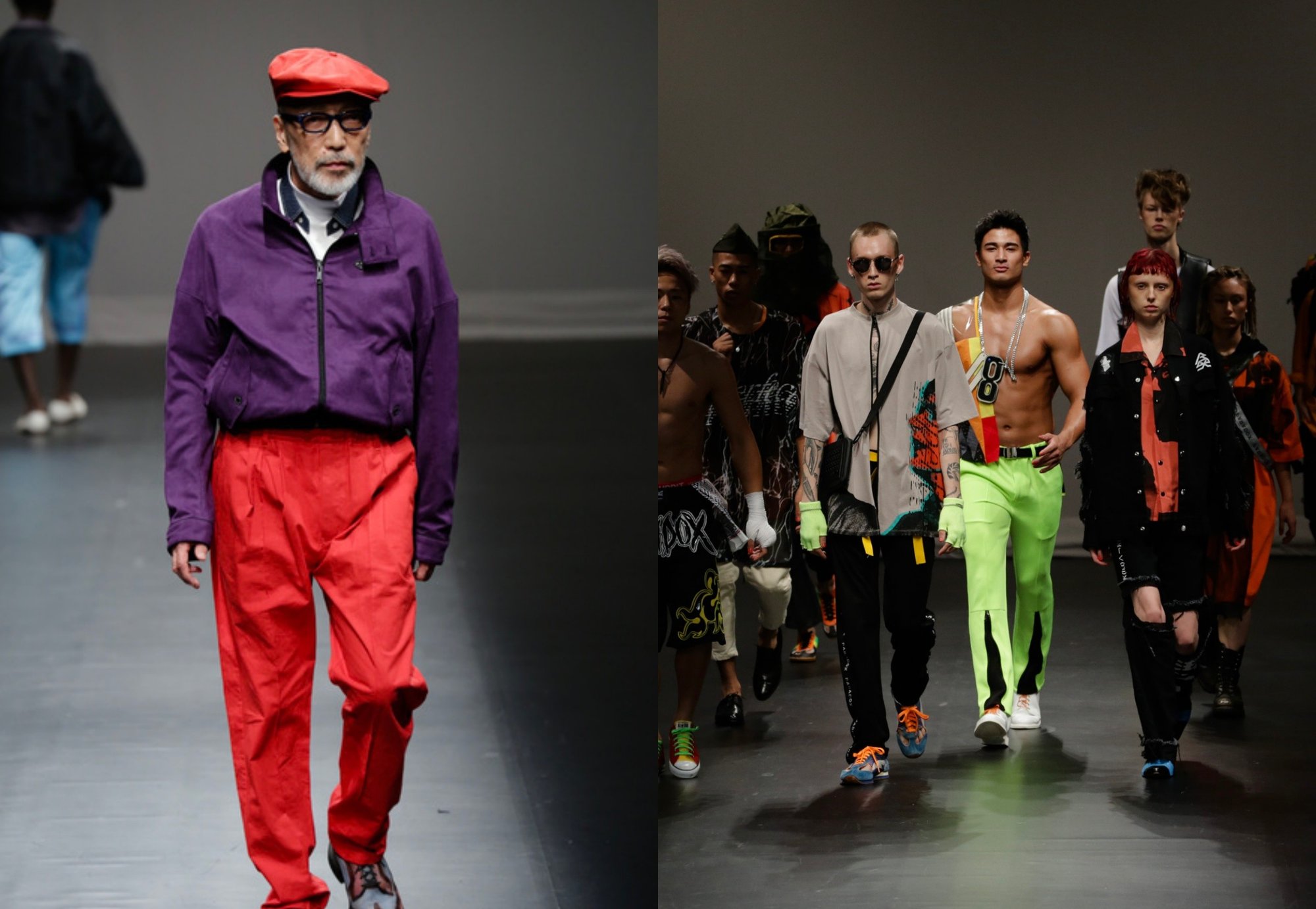 テリー伊藤や現役日体大学生がモデルに パラドックスとミューズが合同ショー