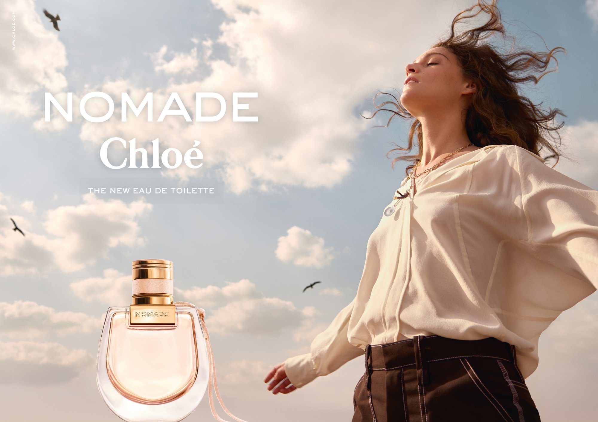 クロエが新作フレグランス「クロエ ノマド オードトワレ」を4月に発売、ボトルデザインは旅から着想