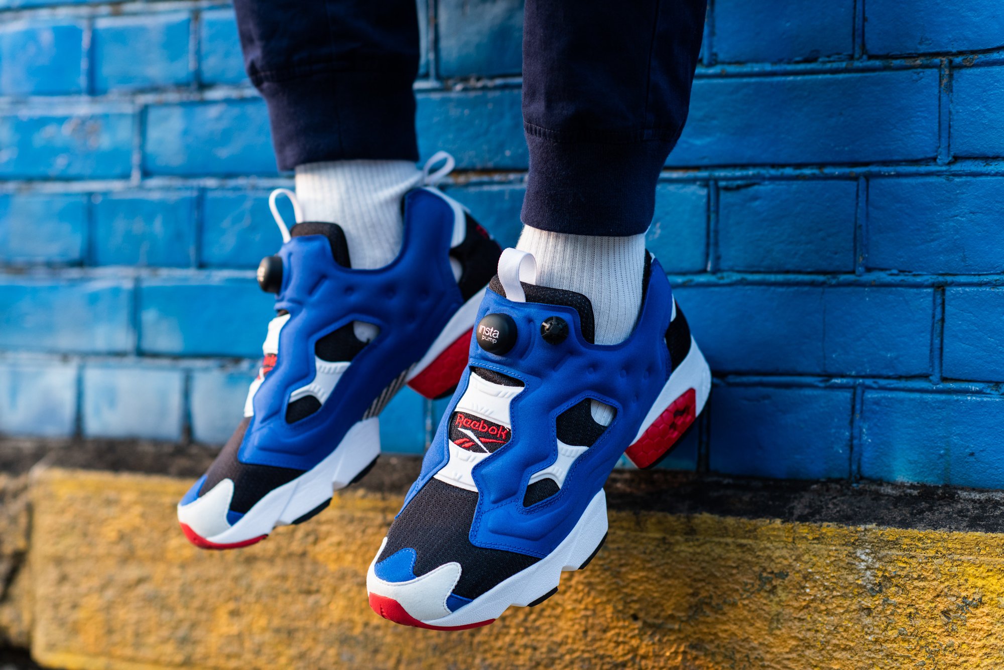 良品 REEBOK INSTA PUMP FURY OG 23cm 赤 青 白 log-cabin.jp