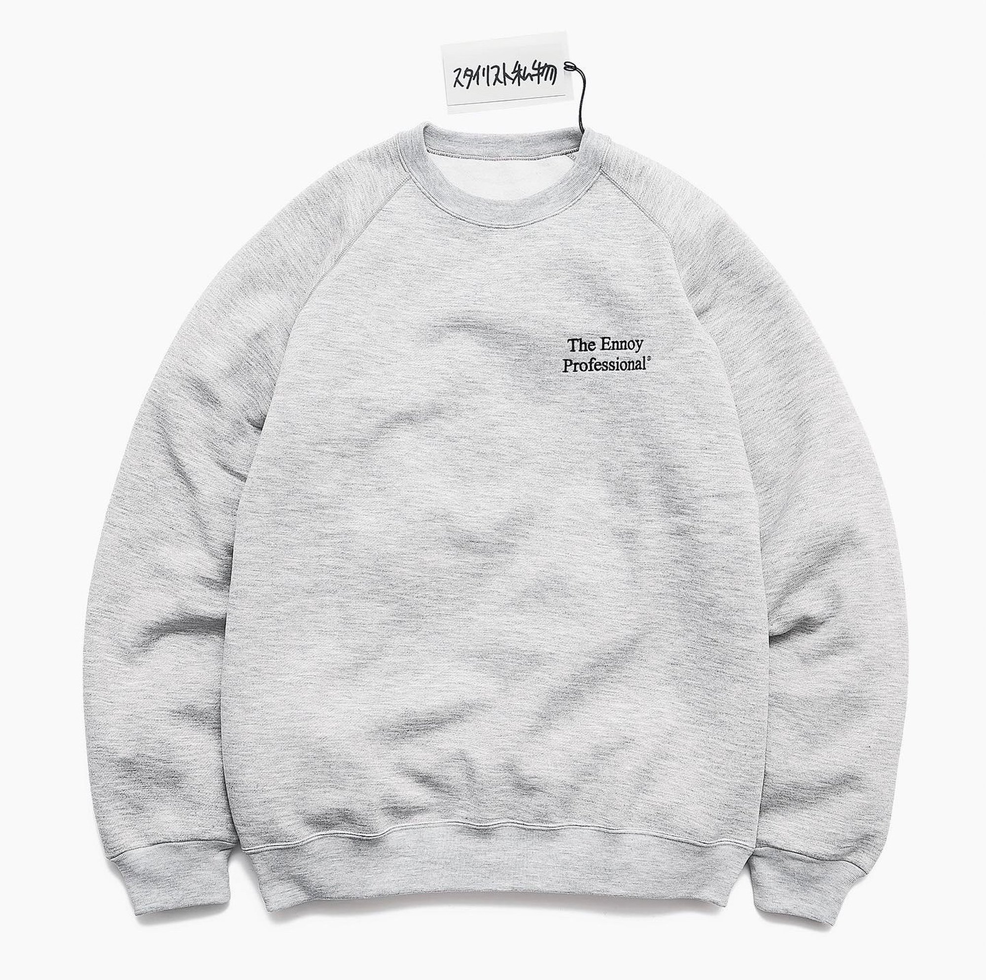 ennoy エンノイ ROUND NECK PULLOVER BOTTLE L | angeloawards.com