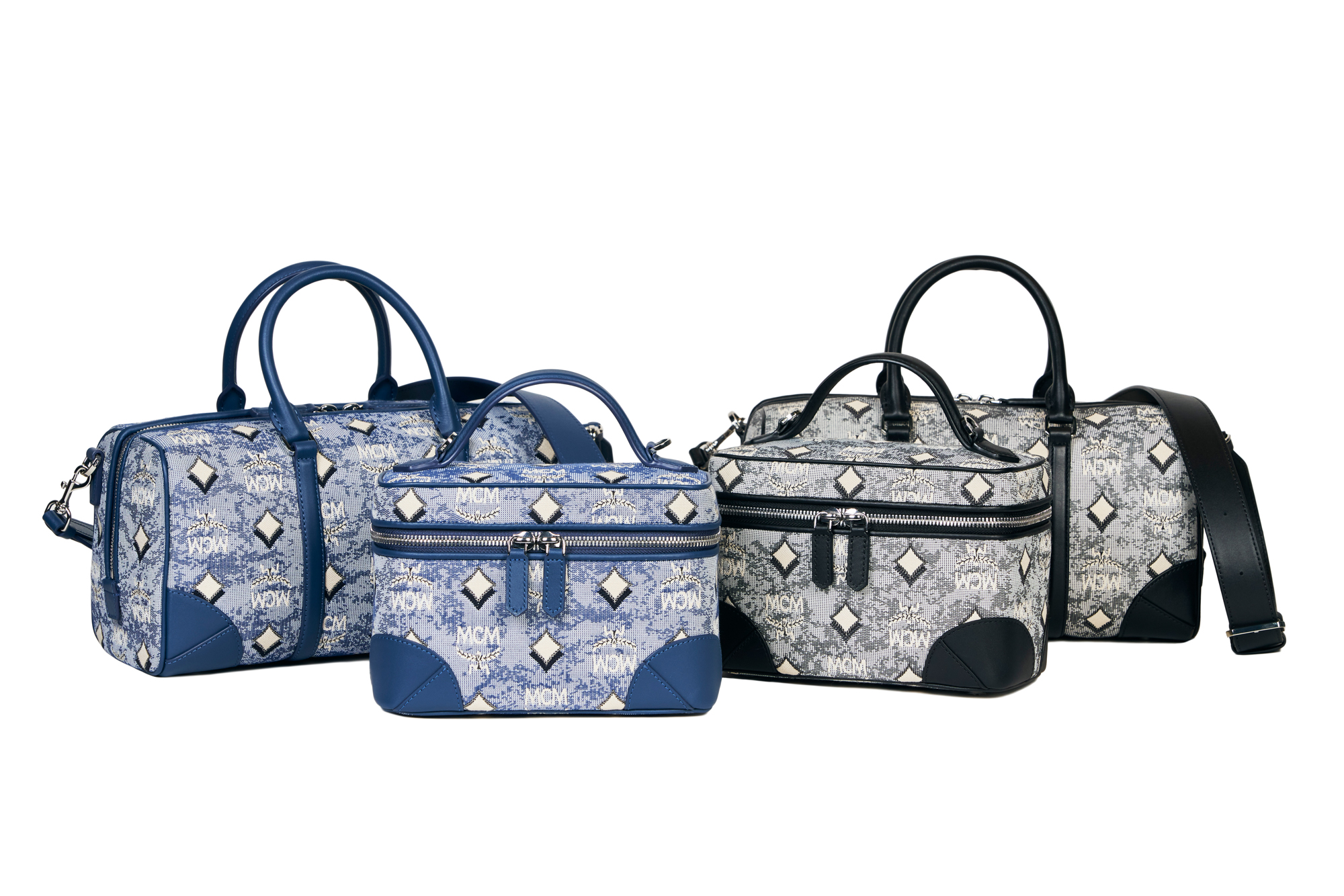 MCMのモノグラムバッグに新作登場、3色のジャカード織りでデザイン