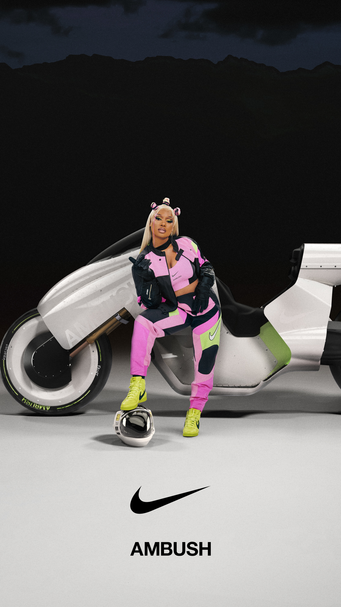 ナイキとアンブッシュによるコラボコレクション スウッシュがはみ出したダンク ハイが登場 ナイキとアンブッシュによるコラボコレクション スウッシュがはみ出したダンク ハイが登場