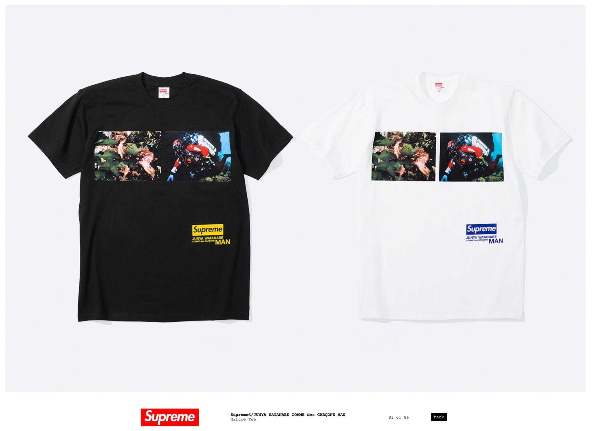 お買い得格安】 Supreme シュプリーム ジュンヤワタナベ Tee 黒 M 新品