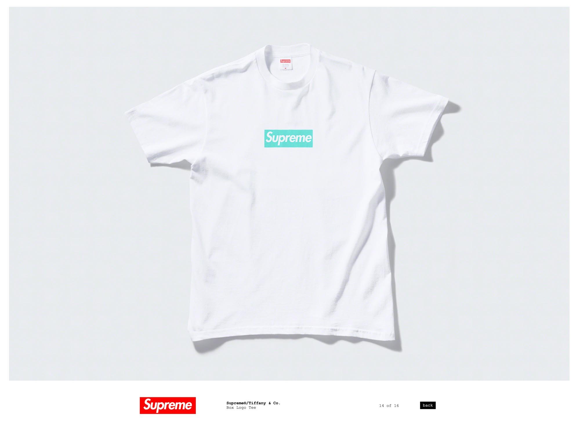 メーカー公式ショップ】 新品Supreme TIFFANYCO ティファニーコラボ