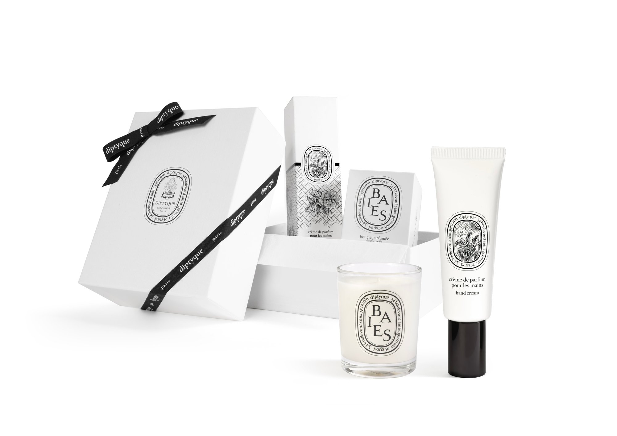 短期出品 レア diptyque ローズ バレンタイン キャンドル 2種 限定