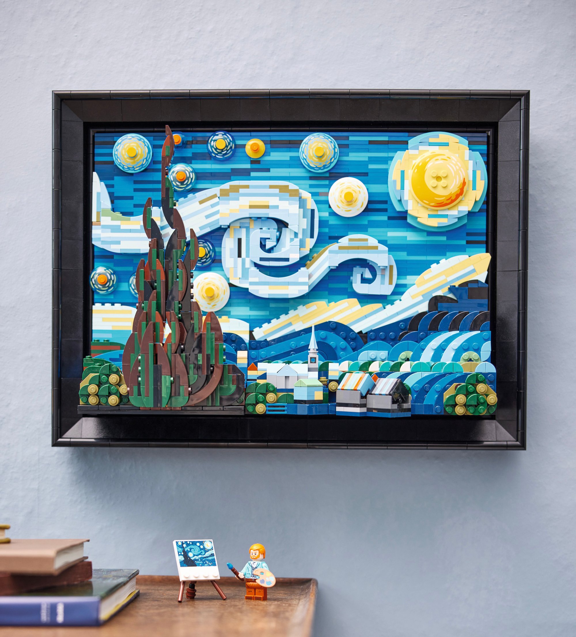 21333 ゴッホ 「星月夜」レゴ MoMA アート アイデア - 知育玩具