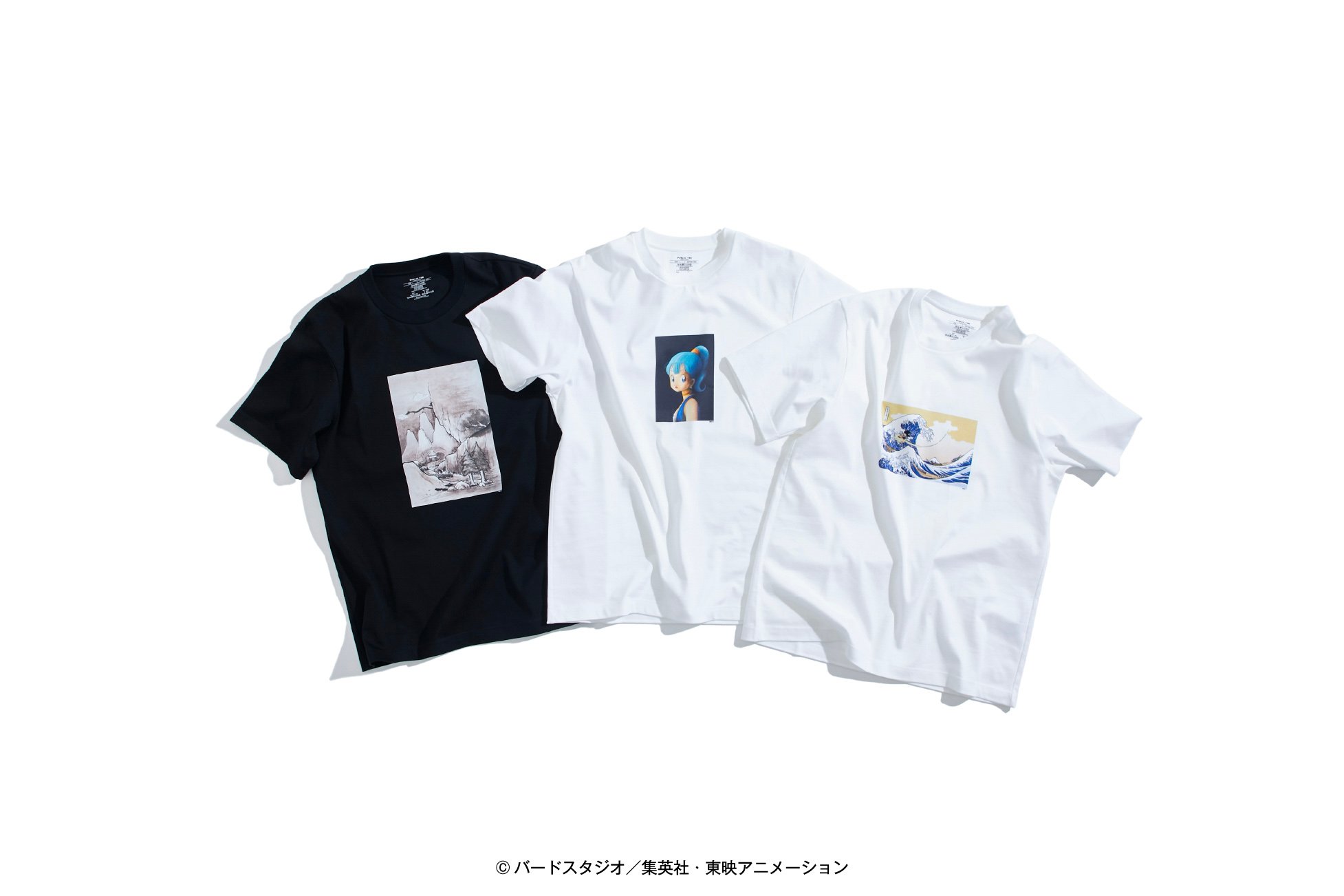 パブリック トウキョウが ドラゴンボール とコラボ 名画をオマージュしたtシャツ発売