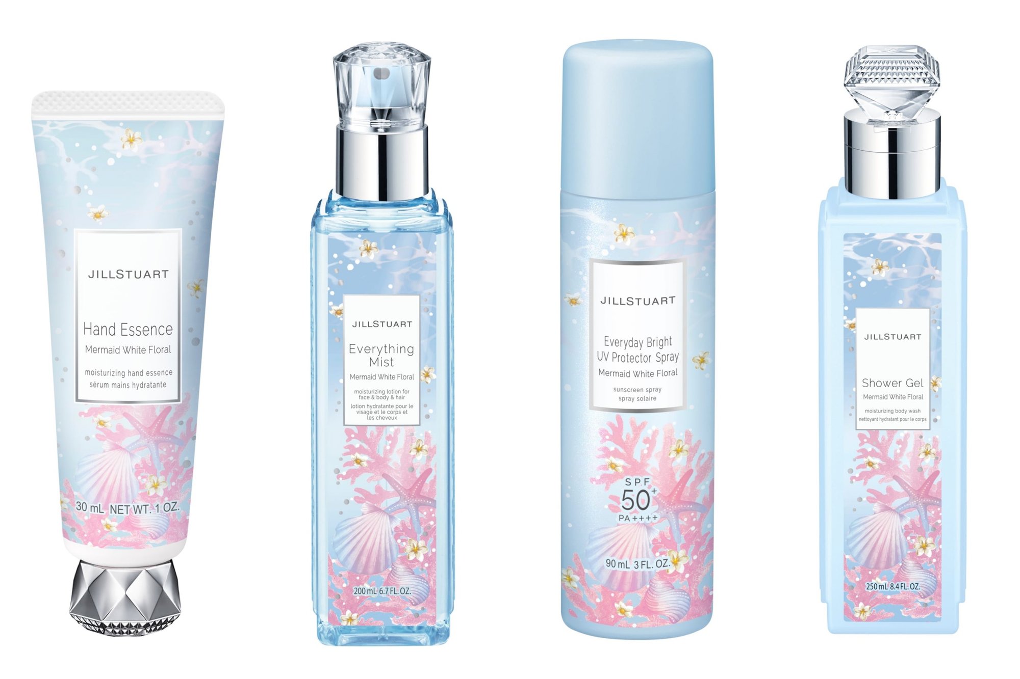 今年の香りは マーメイド ホワイトフローラル ジルスチュアート ビューティ夏限定ボディケアアイテム
