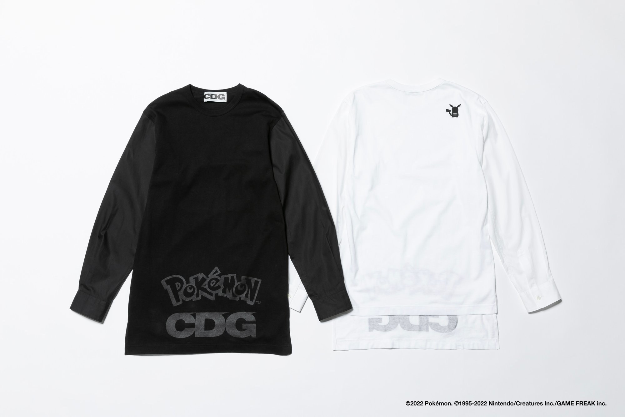 ポケモン CDG Pokemon 長そでTシャツ Mサイズ 激安特価 38.0%割引