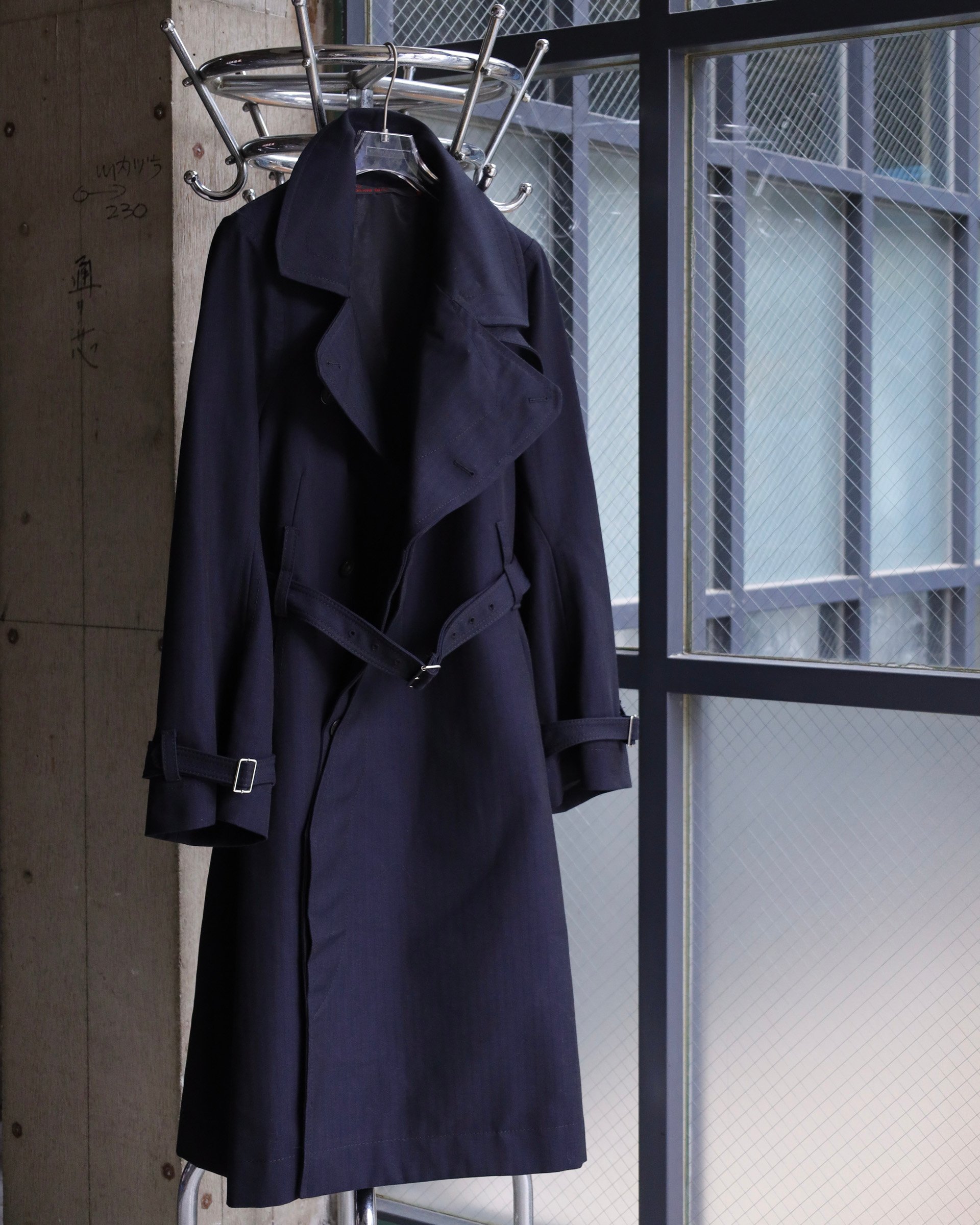 珍しい marina yee 最初期 IMPERCOAT wool NAVY i9tmg.com.br