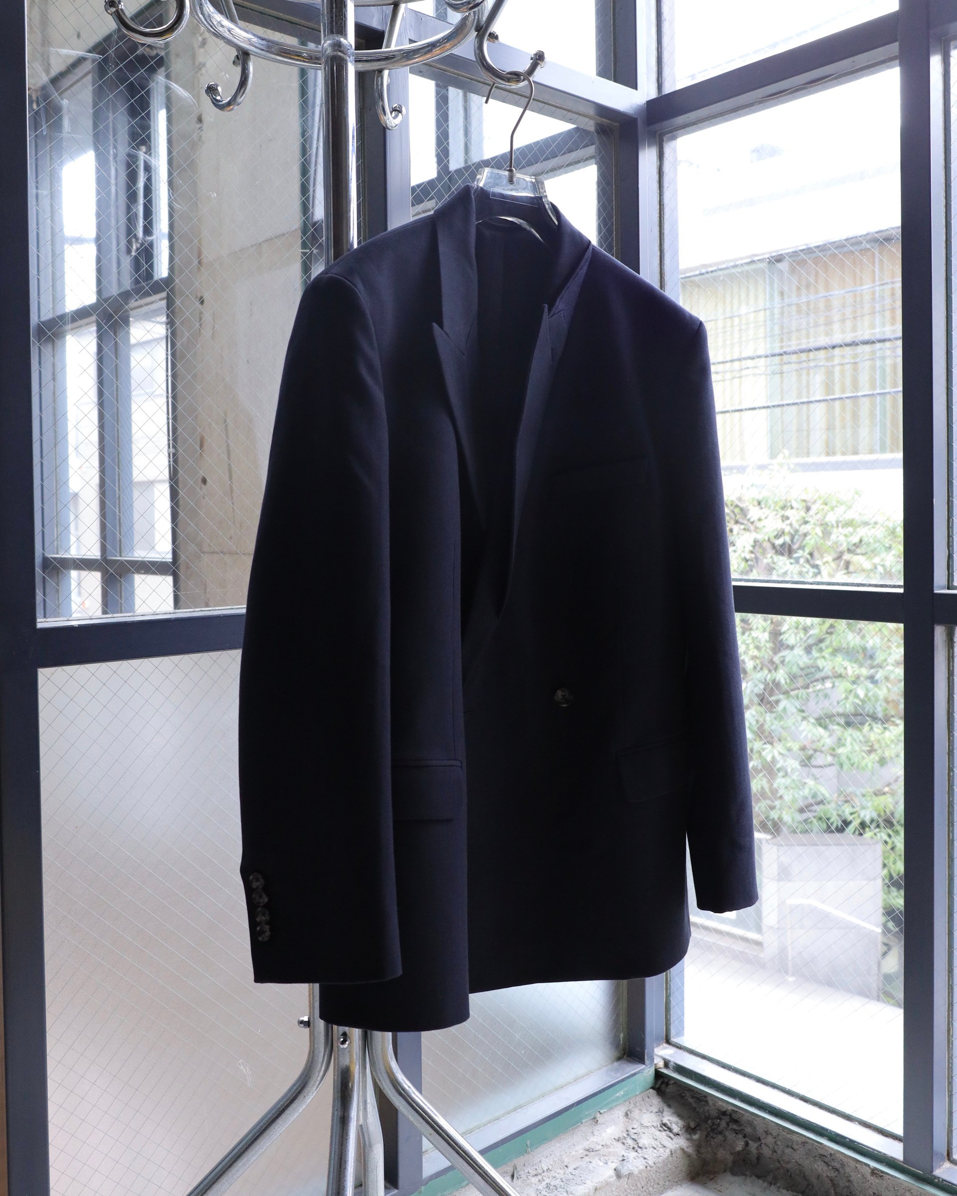 珍しい marina yee 最初期 IMPERCOAT wool NAVY i9tmg.com.br