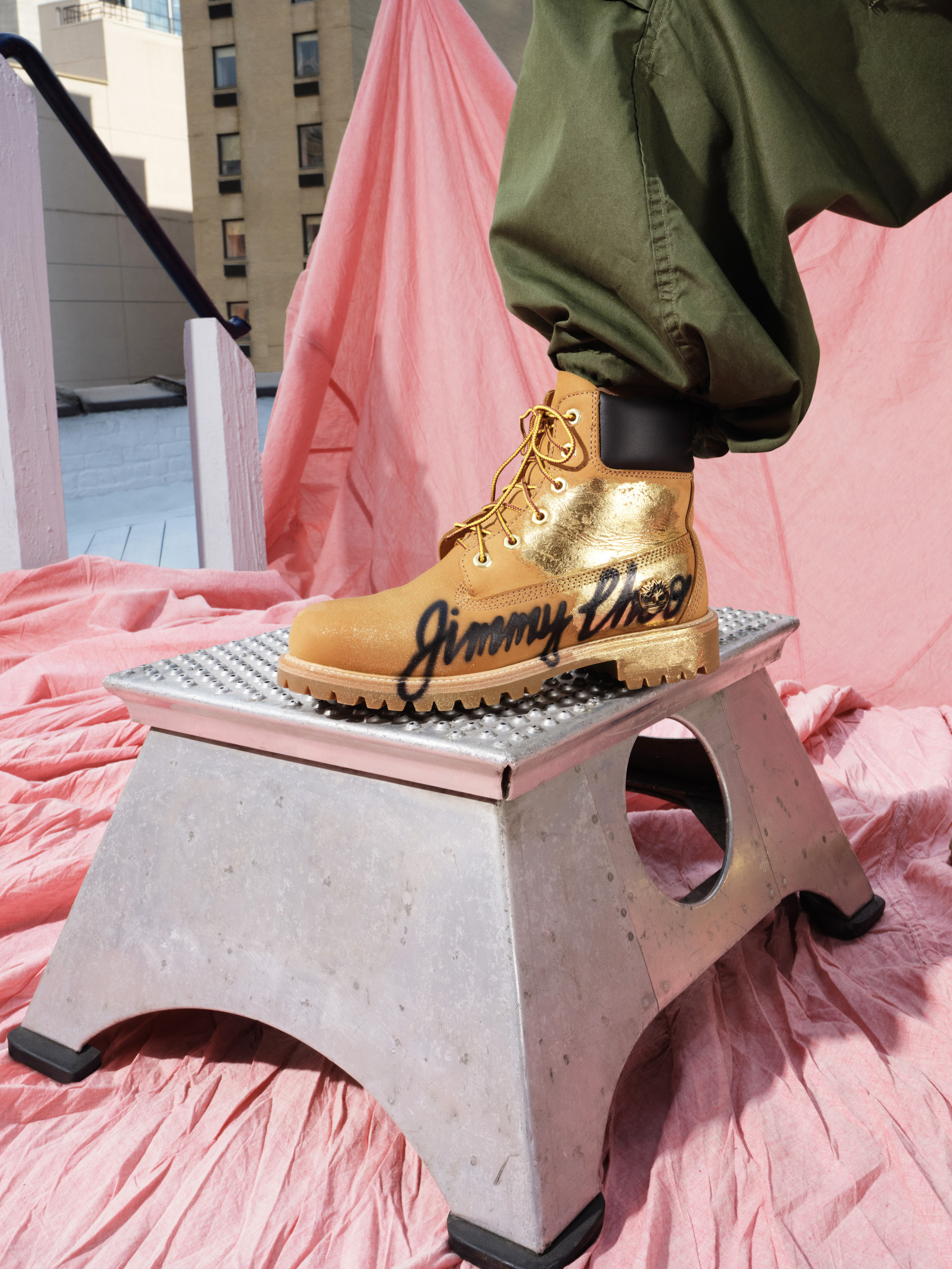 本物の Timberland✖️Jimmy ジミー Choo チュウがティンバーランドと