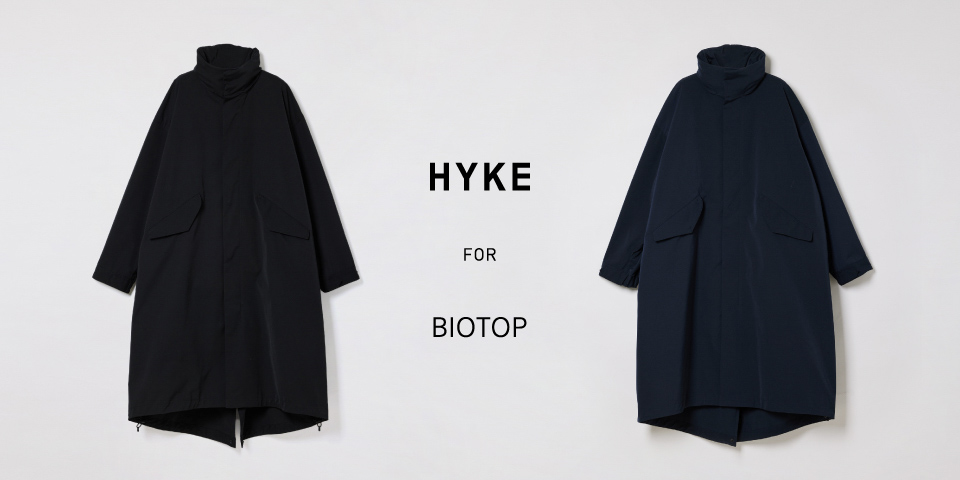 HYKE for biotop size4 ビオトープ別注ミリタリーコート pn-jambi.go.id