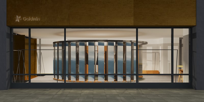 「ゴールドウイン」ロンドン旗艦店のイメージ画像