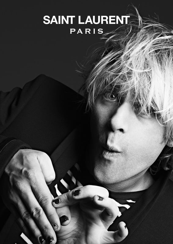 サンローラン 広告にマリリン マンソン起用