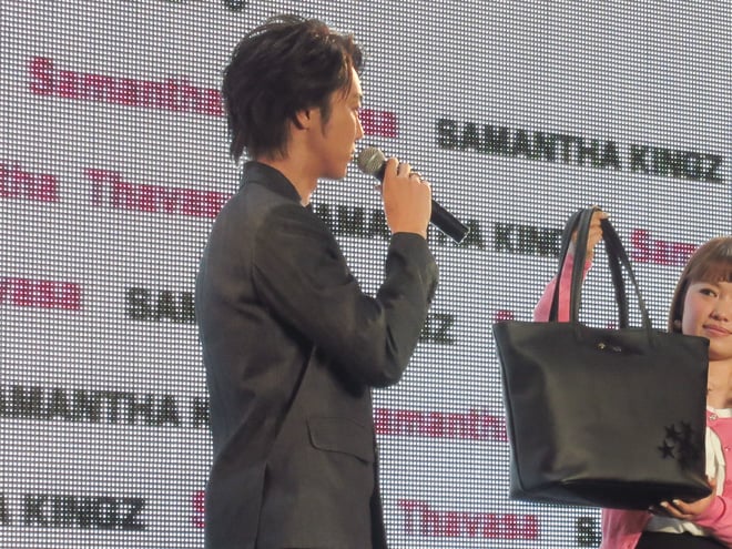 サマンサタバサとキングズの共同cm発表 Exileのtakahiroとミランダ カーが共演