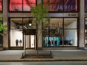 「ゴールドウイン」のニューヨーク新店の外観画像