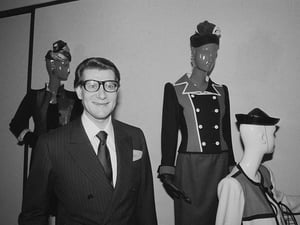 イヴ?サンローランのポートレート