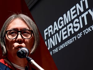 「FRAGMENT UNIVERSITY」第2期オープンキャンパスに登壇した藤原ヒロシ
