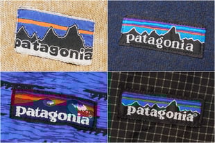 アウトドアブランド「パタゴニア」の製品に付けられているネームタグ
