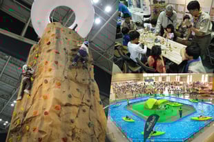 モンベルクラブが提供するアクティビティの様子