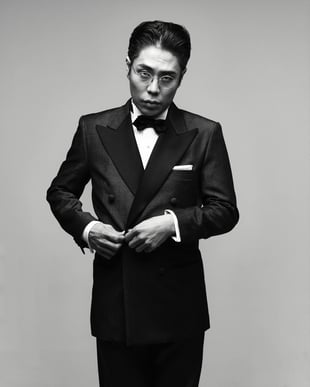 ZOZOVILLA޶WOOL DENIM TUXEDOlook