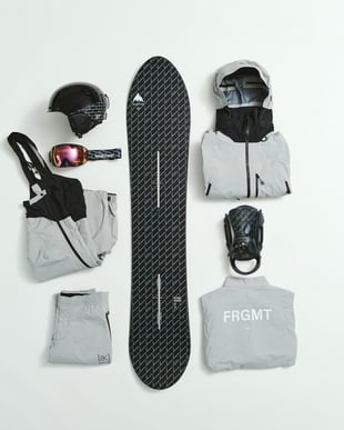 ウェアとスノーボード