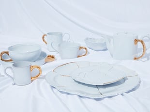 作品が並んだショット