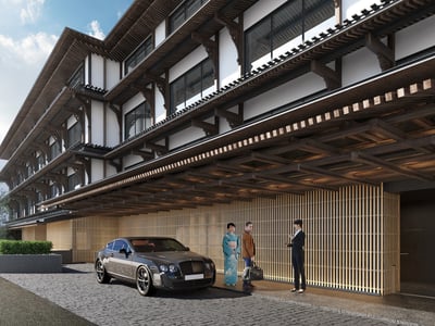 エントランスのイメージパース