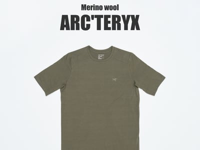 アークテリクスのメリノウールTシャツ