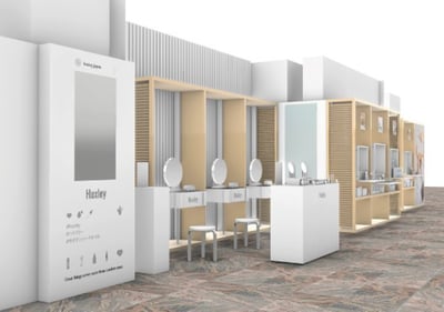 ハクスリー 国内初ポップアップイベント 会場イメージ