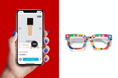 ゾゾコスメのイメージとゾゾグラス