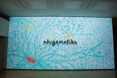 ライゾマティクス展　内観