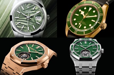 高級時計 緑 グリーン