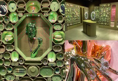  スワロフスキー新宿の店内