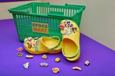 クロックス　ノンシム　バナナキック　コラボ