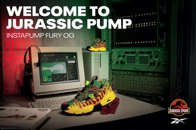 リーボック　ジュラシックパーク　コラボレーション