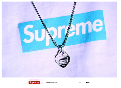 シュプリーム　ティファニー　コラボ