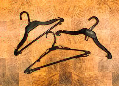 プラスチック製ハンガーの画像