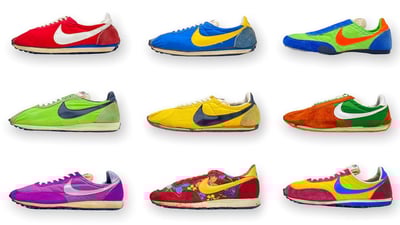 ナイキのカラフルスニーカー9足