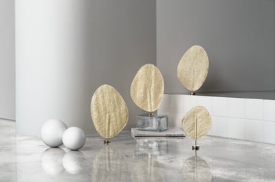 デザイナー進藤篤によるヘチマを使用したインテリアアイテムブランド「ルフ」のオブジェ