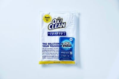 #FFFFFFTとオキシクリーンのコラボTシャツ