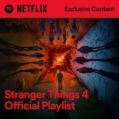 Spotify「ストレンジャー?シングス 未知の世界」のプレイリストの画像