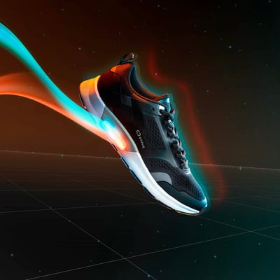 オルフェのNFT付きスマートシューズ「EASYRUN SHIBUYA 3.0」のヴィジュアル