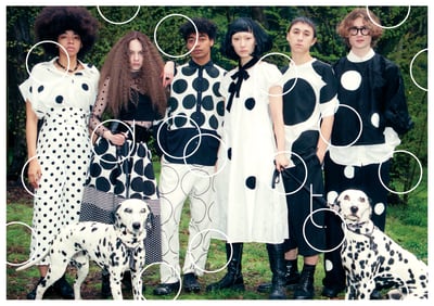 新たにデビューするドットのみを扱うブランド「ドドット」ビジュアル