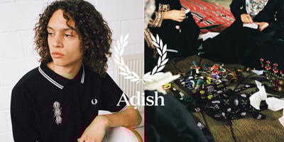 フレッドペリーとアディッシュのコラボヴィジュアル