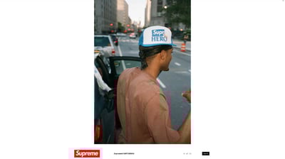 Supreme公式サイト