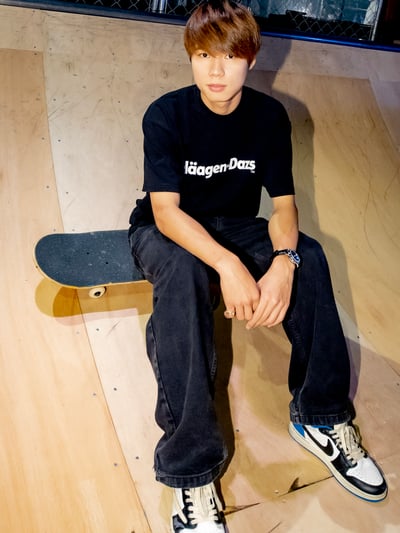 イベントに来場した堀米雄斗